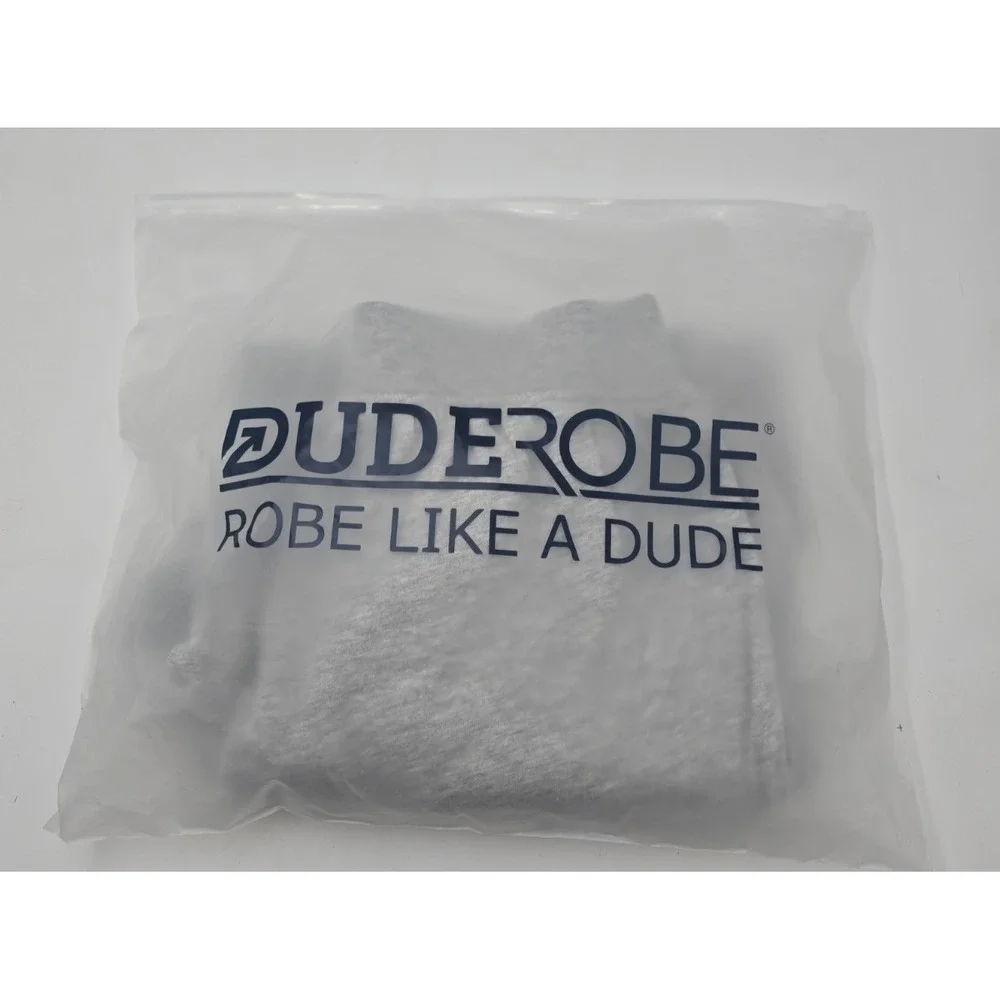 DudeRobe Men's Lounge Shorts S/M Gray Soft Stretch Pajama Sleepwear NWT Cozy